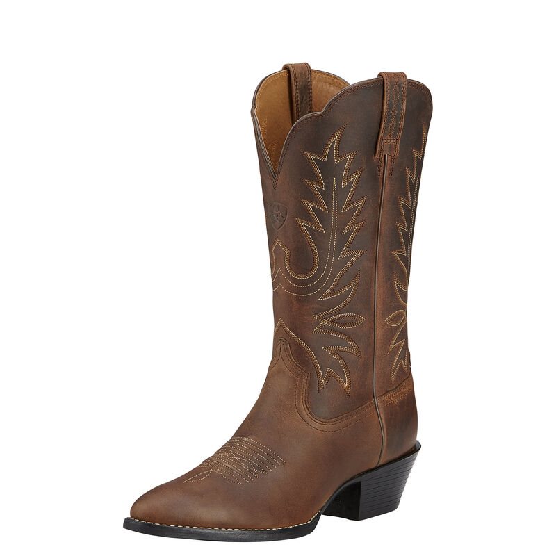 Ariat Heritage R Toe Kahverengi Western Csizma Bayan (38954-323)